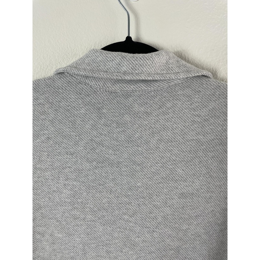 Faherty Polo Tunic Top‎ Womens Small Gray Soft Knit Collared Long Sleeve Shirt - Picture 9 of 9